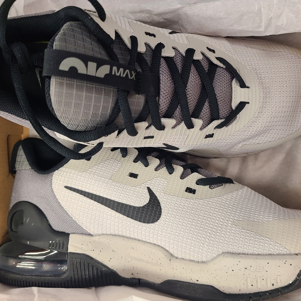 Men's Nike AIR MAX ALPHA TRAINER 5 Lt Iron/Black/Pewter DM0829-013 Sz 10 + 10.5 - Picture 5 of 6